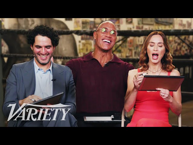 How Well Do Dwayne Johnson, Emily Blunt & Benny Safdie Know Each Other?
