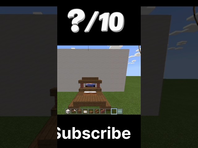 Easy Minecraft Bed Design Tutorial