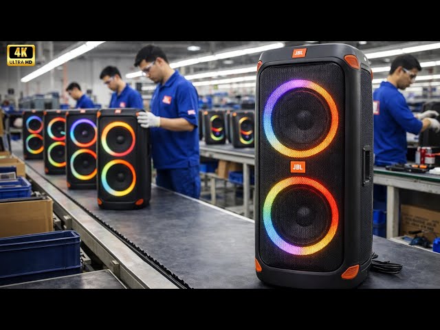 What REALLY Happens Inside a JBL Factory During Partybox 710 Production