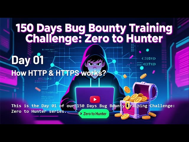 How HTTP and HTTPS works? | Day 01 of 150 Days Bug Bounty Training Challenge. | "Zero to Hunter"