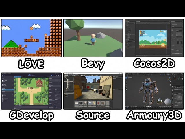 Every Free Video Game Engine Explained