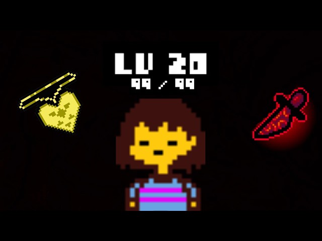 Undertale Bosses but at LV 20 and with Real Knife + The Locket