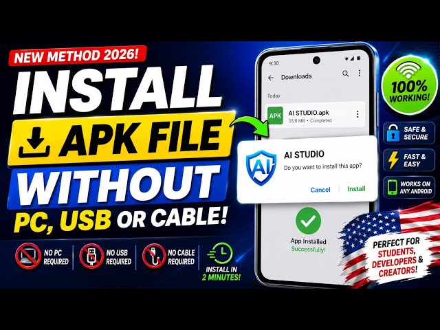 No PC? Install Google AI Studio App Directly on Your Phone! AI Studio App Without a Computer   Guide