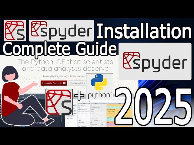 How to Install Spyder IDE on Windows 10/11 [ 2025 Update ] Python Spyder IDE for Data Science