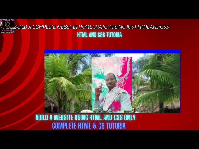 build a website using html and css only part3