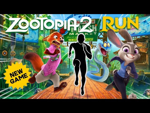 4K Immersive Interactive Warm-up | 🐰🦊POV ZOOTOPIA2 RUN | Viral Challenge| Fun Workout | Brain Break
