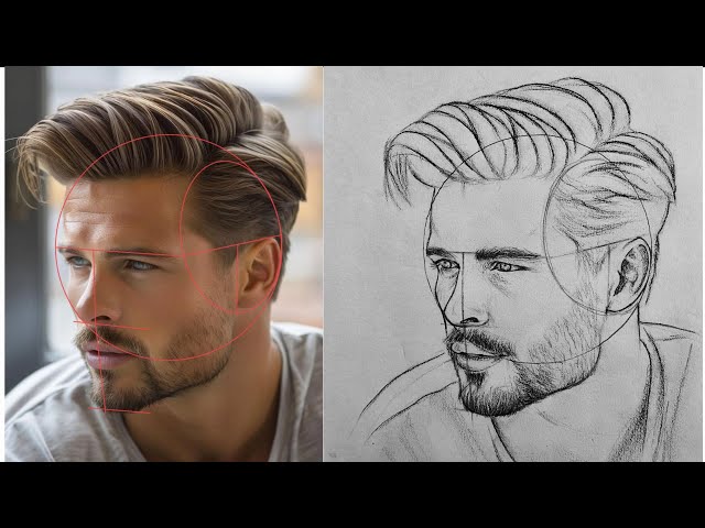 Realistic Face Drawing Made Easy | Loomis Method
