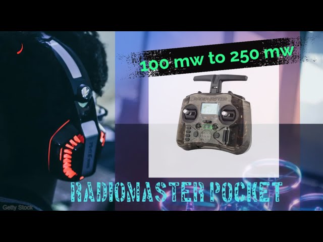 Radio master pocket set at 250 mw || 10 mw, 25mw, 50mw,100 mw,250 mw || crazyFPVs || India