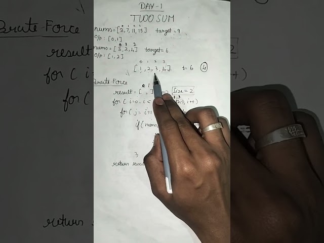 Two Sum problem