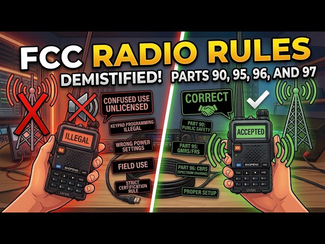 The FCC Radio Rules Explained! Parts 90, 95, 96, and 97 Demystified