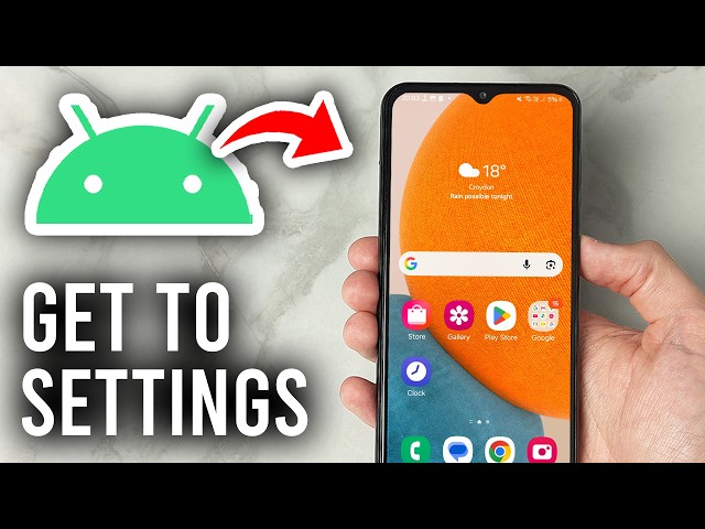 How To Get To Settings On Android - Tutorial