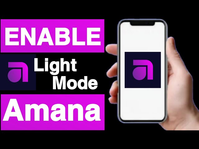 How to enable light mode on amana account||Enable light theme on amana account||Unique tech 55