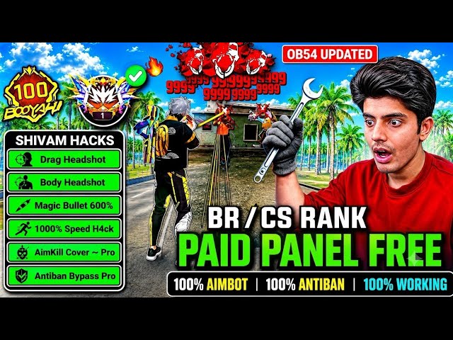 FF Max Main ID Safe Location || free fire max mobile Hack Panel || FF max hologram hack|Shivam Hacks