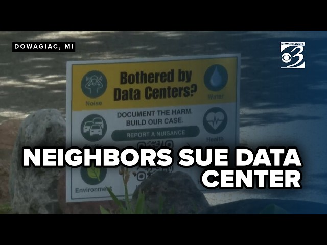 Residents suing Hyperscale data center in West Michigan over 'unreasonable, excessive noise'