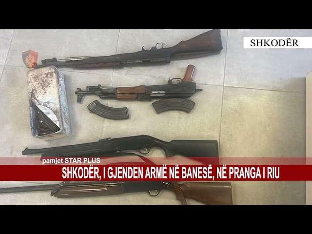 SHKODËR, I GJENDEN ARMË NË BANESË, NË PRANGA I RIU