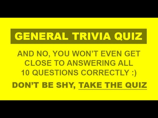 Mixed Knowledge Test