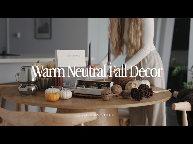 Decorating Home for Fall | earthy decor, new bedding, little apartment changes
