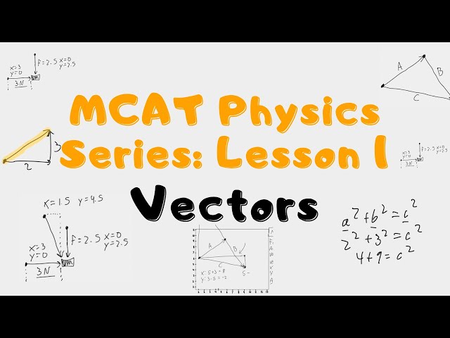MCAT Physics: Vectors | 520 MCAT Physics Series