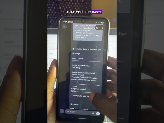 ⚡ 3 of 100 Crazy ChatGPT Prompts You Should Try Today — Auto-Generate a Receipt in 30s