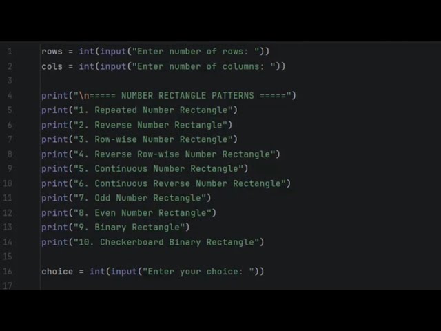 Types of Rectangles (Part 2) (Python)