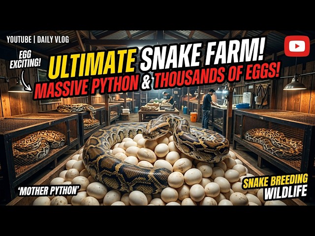 A premier reticulated python farm featuring a wide variety of breeding stock