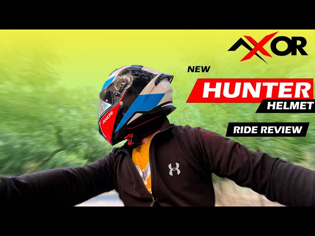 Axor Newely Launched Hunter Turbo Ride Review😍 Amazing Feature Suprerb Look| Best Helmet Under 4000?
