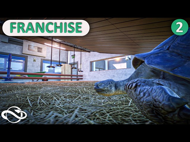 I built a realistic shelter for the Turtles... | PLANET ZOO | Franchise EP.2