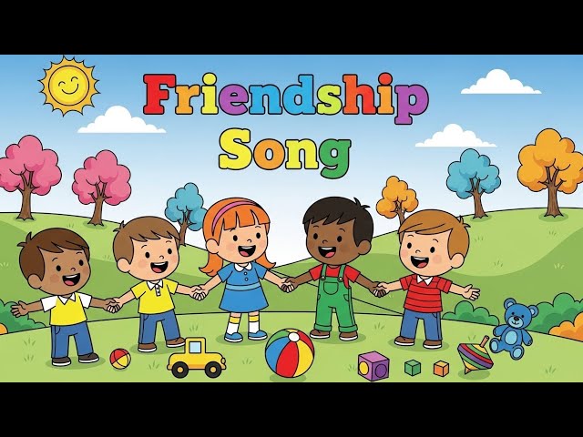🤝🎵 Friendship Song | Fun Learning Song for Kids | Happy Tale & Tune