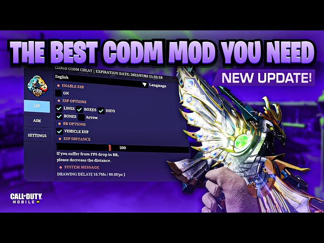 🚀Call of duty mobile mod menu 2025 Global/Garena/VNG Best hacks & Cheats