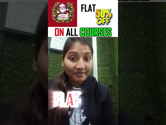 🎅 Merry Christmas Offer 🎄 | Flat 50% OFF on All Courses 🔥| #merrychristmas #offer #shorts #xyzbca