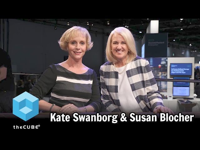 Susan Blocher, HPE & Kate Swanborg, DreamWorks Animation - HPE Discover 2016 - #HPEdiscover