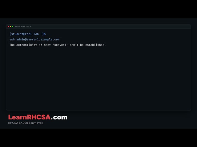 RHCSA Quick Tip: SSH Remote | Essential Tools