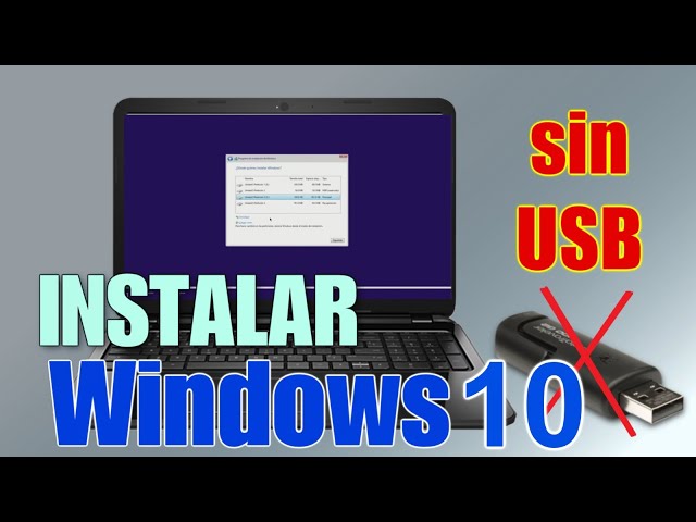 💻 Cómo instalar Windows 10🔧SIN USB, SIN BIOS y SIN perder tus archivos personales (Fácil y Rápido!)
