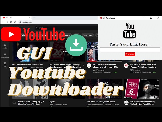 Download Youtube Videos using Python | GUI app [Must Watch]