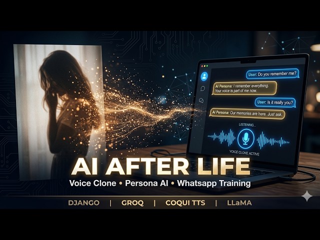 AI After Life — Clone Anyone's Voice & Personality Using WhatsApp Chats | Django + Groq AI