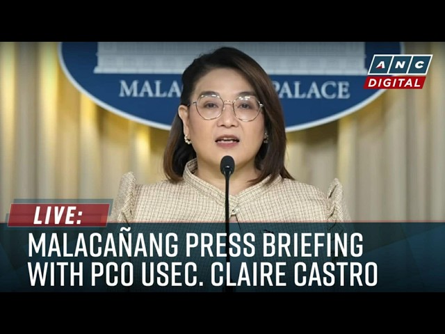 LIVE: Malacañang holds press briefing with PCO Usec. Claire Castro | June 2