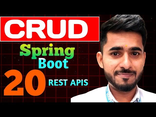 CRUD Application in Spring Boot | Project | REST APIS | aadiandjava 