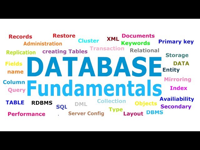Database Fundamentals for Beginners | Database Tutorial