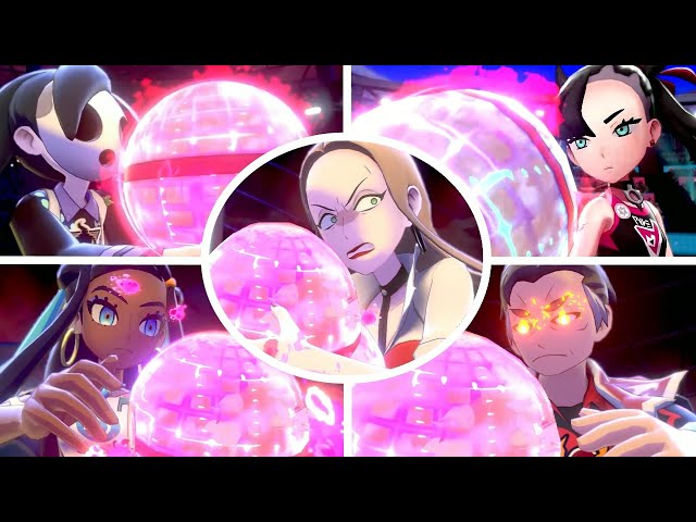 Pokémon Sword & Shield - All Characters Dynamax Animations