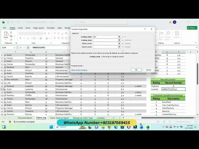 New Perspectives Excel 365 | Module 7: SAM Project A | Panoramic Insurance
