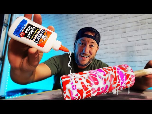 INSANE Spray Paint and GLUE Trick
