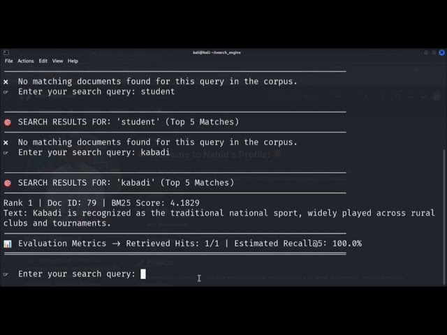 I Built My Own Google Search Engine From Scratch in Python! (BM25 Algorithm)