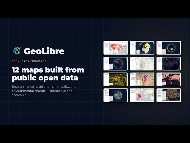 GeoLibre Open Data Showcase