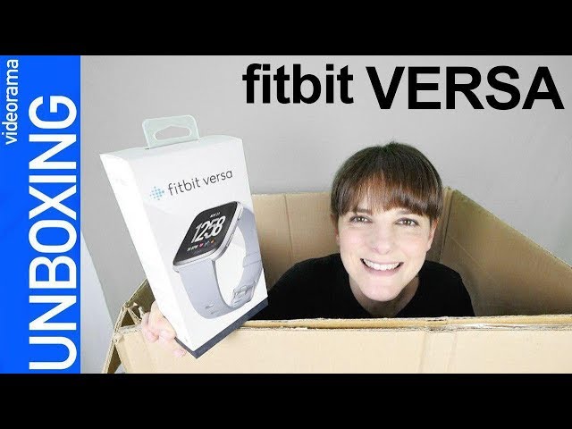 Fitbit Versa unboxing a la carrera -el smartwatch uniVERSAl-