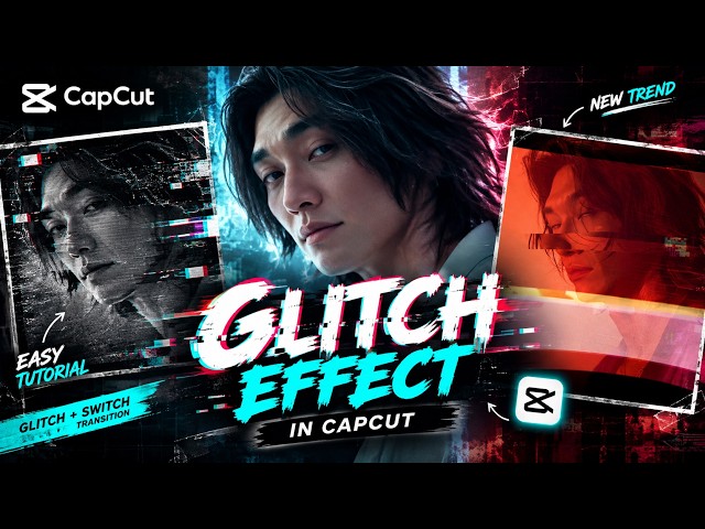 How to Add Glitch Switch Effect in CapCut | Trending Switch Transition Tutorial