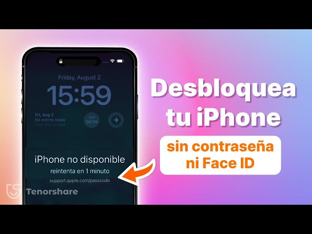 Desbloquear iPhone Sin Face ID ni Contraseña | Guía Completa 2026