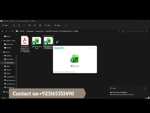 Excel 2021 In Practice – Ch 2 Guided Project 2-3 | Step-by-Step Tutorial for Beginners| SIMnet 2024