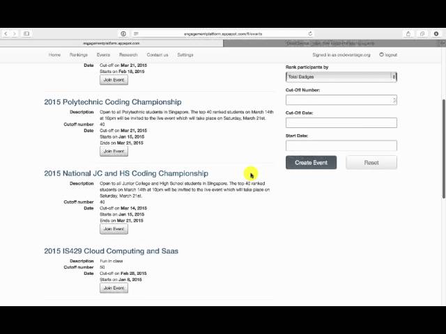3min Sign Up Guide For National Coding Championships