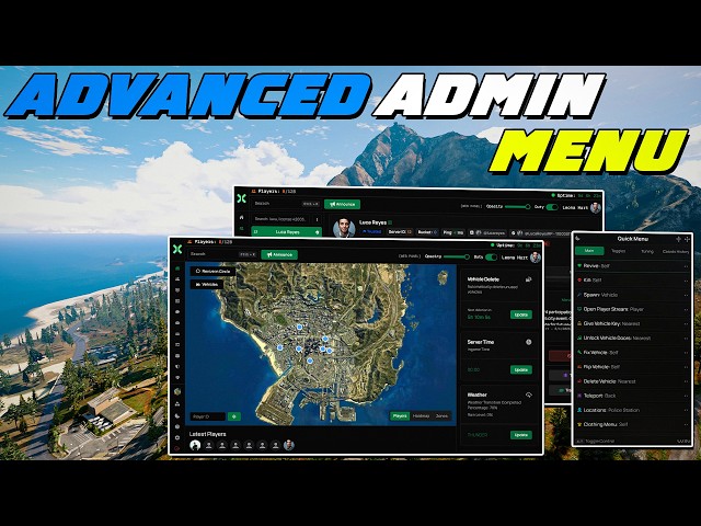 Most Advanced Admin Menu Script | Luxu Admin V2 | QBCore/ESX | FiveM Tutorial #298