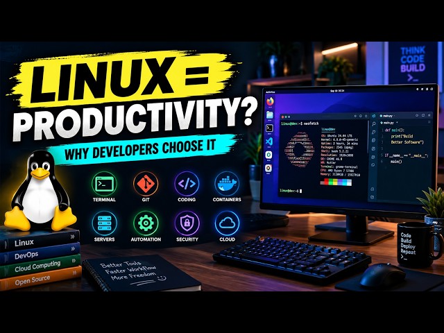 Why Developers Choose Linux: The Secret Productivity Weapon 🚀 | Linux vs Windows for Developers